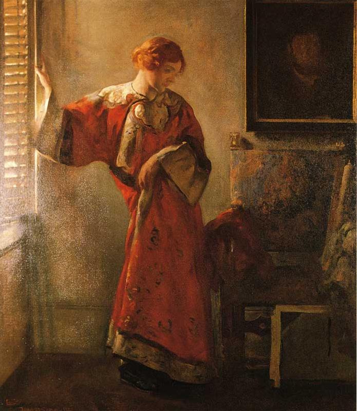Joseph Decamp The Window Blind oil painting image
